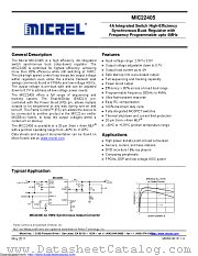 MIC22405 datasheet pdf Microchip