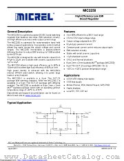 MIC2250 datasheet pdf Microchip