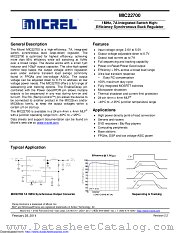 MIC22700 datasheet pdf Microchip