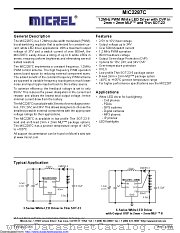 MIC2287C datasheet pdf Microchip