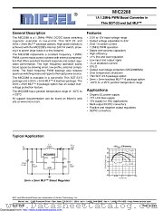 MIC2288YML-TR datasheet pdf Microchip