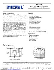 MIC2290 datasheet pdf Microchip