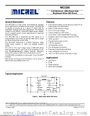 MIC2298 datasheet pdf Microchip