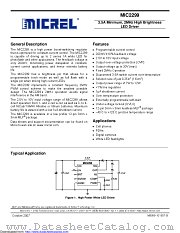 MIC2299-15YML-TR datasheet pdf Microchip