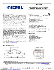 MIC23250 datasheet pdf Microchip