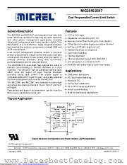 MIC2546-1YTS datasheet pdf Microchip