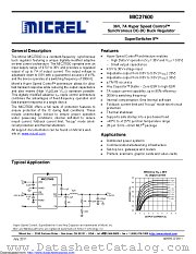 MIC27600YJL-TR datasheet pdf Microchip