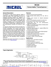 MIC2807-MMYML-TR datasheet pdf Microchip