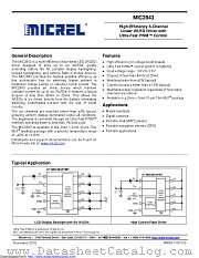 MIC2843AYMT-TR datasheet pdf Microchip