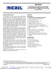 MIC2846A-MGYMT-TR datasheet pdf Microchip