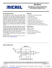 MIC2860-2DYD6-TR datasheet pdf Microchip