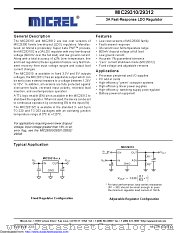 MIC29312WU-TR datasheet pdf Microchip