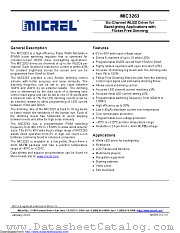 MIC3263YML-TR datasheet pdf Microchip