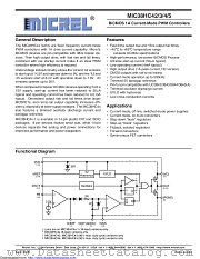 MIC38HC42YM datasheet pdf Microchip