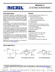 MIC39100-3.3WS datasheet pdf Microchip