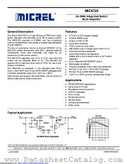 MIC4723YMME datasheet pdf Microchip