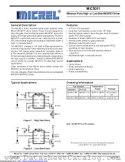 MIC5011 datasheet pdf Microchip