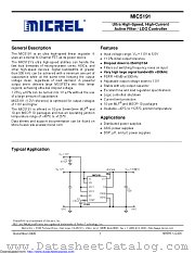 MIC5191 datasheet pdf Microchip