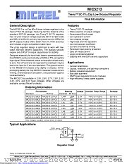 MIC5213-2.6YC5-TR datasheet pdf Microchip