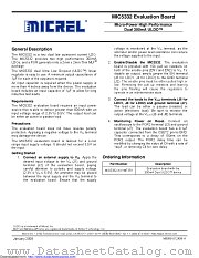 MIC5332-PNYMT-TR datasheet pdf Microchip