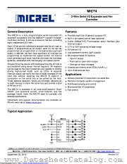 MIC7400YFL-TR datasheet pdf Microchip
