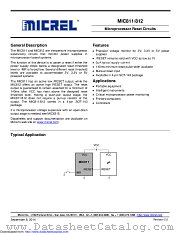 MIC811LUY-TR datasheet pdf Microchip