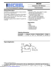 MIC834 datasheet pdf Microchip