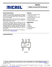MIC910YM5-TR datasheet pdf Microchip