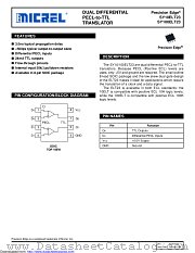 SY10ELT23LZG datasheet pdf Microchip