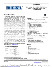 SY54020RMG datasheet pdf Microchip