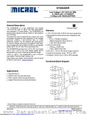 SY56028XRMG datasheet pdf Microchip
