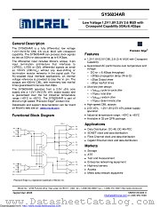 SY56034AR datasheet pdf Microchip