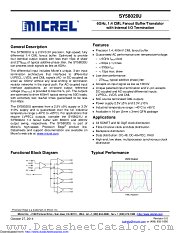 SY58020UMG-TR datasheet pdf Microchip