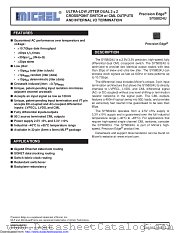 SY58024UMG-TR datasheet pdf Microchip