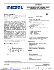 SY58603UMG-TR datasheet pdf Microchip