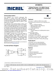 SY58607UMG-TR datasheet pdf Microchip