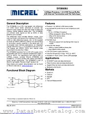 SY58608UMG-TR datasheet pdf Microchip