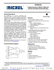 SY58610UMG-TR datasheet pdf Microchip