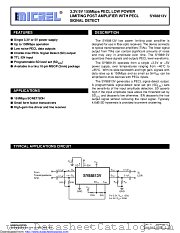 SY88813V datasheet pdf Microchip