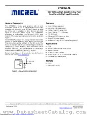 SY88993AL datasheet pdf Microchip