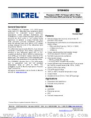 SY89465UMY datasheet pdf Microchip