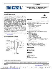 SY89473UMG-TR datasheet pdf Microchip