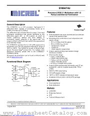SY89474UMG datasheet pdf Microchip