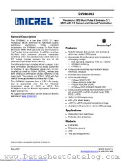 SY89844UMG datasheet pdf Microchip