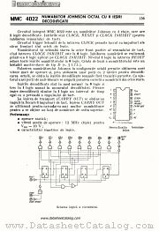 MMC4022 datasheet pdf Microelectronica