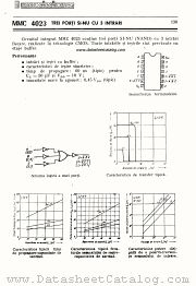 MMC4023 datasheet pdf Microelectronica