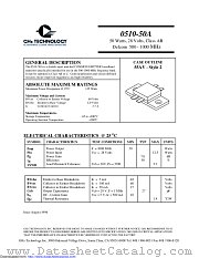 0510-50A datasheet pdf Microsemi