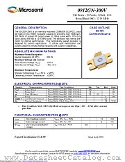 0912GN-300V datasheet pdf Microsemi