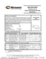 1011LD110A datasheet pdf Microsemi