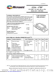 1214-370V datasheet pdf Microsemi